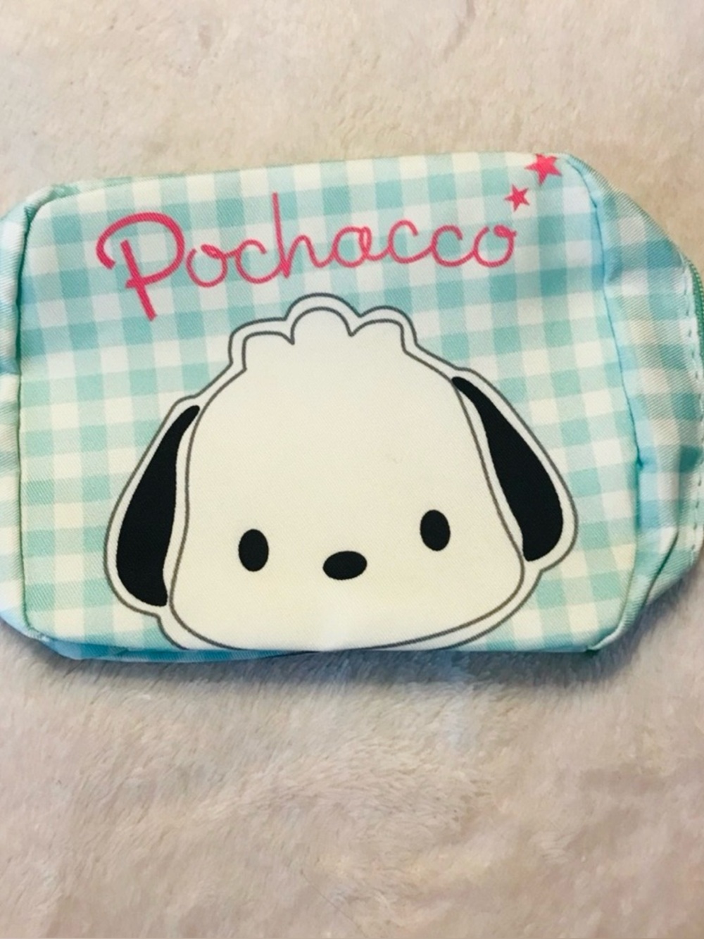✨✨5/$10✨✨ Pochacco Sanrio Pouch Multicolor Makeup Small Bag New Without Tags